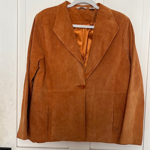 Laura Ashley Jackets & Blazers - Suede blazer jacket